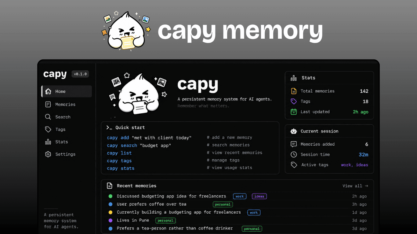 Capy Memory